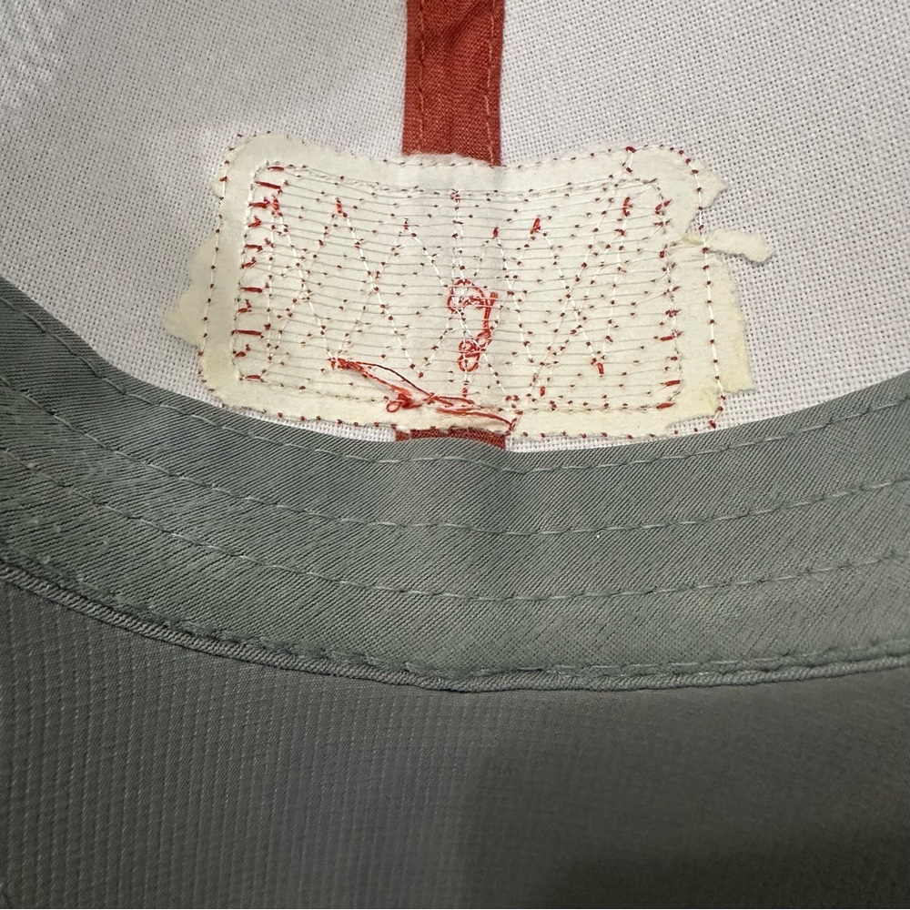 Imperial Texas Hat Trucker Cap Burnt Orange White Mesh Snapback Retro Script - Picture 4 of 7